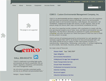 Tablet Screenshot of cemco.us